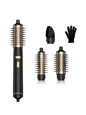 Amazon Men's Hot Air Styling Brush - Black and Gold